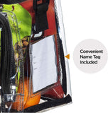 Stadium Approved Clear Tote Bag with Adjustable Strap, Front Storage Compartment, and Mesh Pockets -   lunch Bags In Australia - Darrahopens