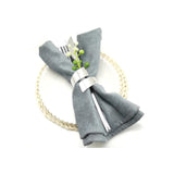 6pc Napkin Rings Set of  Metal Napkin Ring Holder for Thanksgiving, Christmas Dinner Table Setting, Wedding, Holiday Parties In Australia - Darrahopens