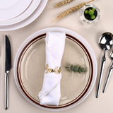 6pc Letter Napkin Rings , Metal Napkin Ring Holder Set Alphabet Napkin Buckles Holder Table Decor In Australia - Darrahopens