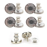 6pc Replacement Jean Buttons, No Sew Instant Button Detachable Pants Button, Removable Adjustable Metal Button In Australia - Darrahopens