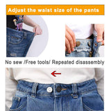 6pc Replacement Jean Buttons, No Sew Instant Button Detachable Pants Button, Removable Adjustable Metal Button In Australia - Darrahopens