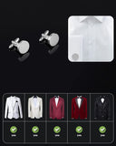 2PC Mens Cufflinks and Studs, Tuxedo Shirt Cufflinks and Studs Set for Men, Brass Cuff Links and Shirt Studs In Australia - Darrahopens
