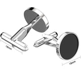 2PC Cufflinks For Men,  Shirt Cuff Links Shirt Accessories Unique Business Groom Wedding Black Silver Gold Jewelry Gift In Australia - Darrahopens