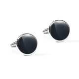 3PC Cuff Links Mens Stainless Steel Cuff Links and Studs Set Black Cufflinks for Men Tuxedo Studs Buttons for Formal Kit Business In Australia - Darrahopens