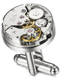 Watch Movement Cufflinks for Mens Shirt For Men/Lover/Friends/Wedding/Anniversaries/Birthdays