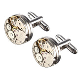 Watch Movement Cufflinks for Mens Shirt For Men/Lover/Friends/Wedding/Anniversaries/Birthdays