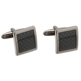 Mens Carbon Fiber Cufflinks and Shirt Studs Set Tuxedo Shirts Business Wedding Silver Black Gold Tone … In Australia - Darrahopens