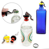 4PC Wine Stoppers, Food-safe Silicone Bottle Stoppers, Expanding Manual Beverage Stopper, Reusable Wine Bottle Corks