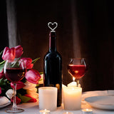3PCS Wine Stopper Reusable Wine Stoppers Heart Shape Wine Beverage Bottle Stopper Bottle Cover Wine Outlet Cap