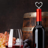 3PCS Wine Stopper Reusable Wine Stoppers Heart Shape Wine Beverage Bottle Stopper Bottle Cover Wine Outlet Cap