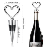 3PCS Wine Stopper Reusable Wine Stoppers Heart Shape Wine Beverage Bottle Stopper Bottle Cover Wine Outlet Cap