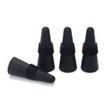 5PC Wine Stoppers , Wine Bottle stopper and Beverage Bottle Stoppers, Black Wine and Beverage Silicone Bottle Stoppers In Australia - Darrahopens