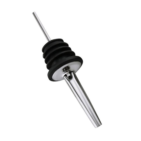 6PCS Stainless Steel Pourers, Speed Wine Bottle Pourer, Olive Oil and Vinegar Tapered Stopper Spout, Suitable for About Bottle Mouth