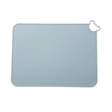 5PC Silicone Placemats for Baby Kids, Food Grade Non-Slip Eating Table Mats Portable Toddler Placemats for Dining Table