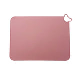 5PC Silicone Placemats for Baby Kids, Food Grade Non-Slip Eating Table Mats Portable Toddler Placemats for Dining Table