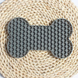 4PC Dog Food Mat Anti-Slip Silicone Dog Bowl Mat Thicker Pet Placemat Waterproof Cat Feeder Pad with Raised Edge Puppy In Australia - Darrahopens