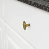 Straight Top Ring Cabinet Knob,  Diameter, Oil Rubbed Bronze Solid Knobs Kitchen Cabinet Knobs Round Knobs Dresser Drawer Knobs