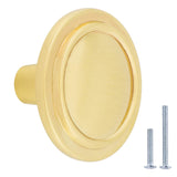 Straight Top Ring Cabinet Knob,  Diameter, Oil Rubbed Bronze Solid Knobs Kitchen Cabinet Knobs Round Knobs Dresser Drawer Knobs