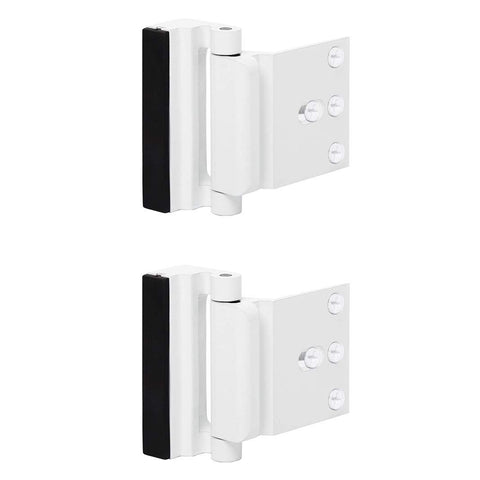 2PC Pack Door Reinforcement Locks with  Screws, Home Security Door Lock for Toddler, Childproof Door Lock Night Lock Withstand In Australia - Darrahopens
