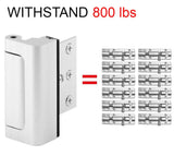 2PC Pack Door Reinforcement Locks with  Screws, Home Security Door Lock for Toddler, Childproof Door Lock Night Lock Withstand