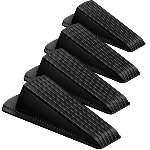4PC Door Stoppers, Premium Rubber Stoppers Wedge, Stops for Carpet Heavy Duty Door, Bottom of on Tile, Concrete, Carpet In Australia - Darrahopens