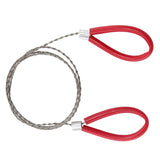 2 Pcs Pipe Cable Saw Stainless Steel Wire Saw Hand Pocket String Rope Saw Emergency Survival Wire Saw Pipe Cutting Tool
