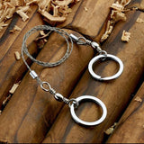 Wire Saw Survival I Stainless Steel Pocket Chainsaw Backpacking Gear I Light Weight Cable Cutting String I Emergency Camping In Australia - Darrahopens