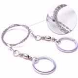 Wire Saw Survival I Stainless Steel Pocket Chainsaw Backpacking Gear I Light Weight Cable Cutting String I Emergency Camping