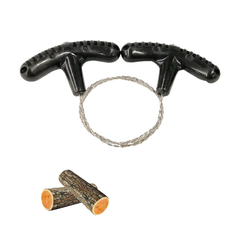 Pocket Chainsaw, Wire Saw, Rope Saw, Emergency Outdoor Survival Gear, Stainless Steel Folding Chain Hand Saw, Rope Kit In Australia - Darrahopens