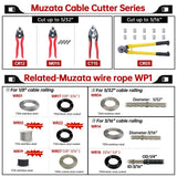 Chromium Vanadium Steel,High Temperature Heat Treatment,Cuts Up to Stainless Steel Wire Rope Smooth Like Butter