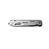 Multitool Folding Knife Stainless Steel Lockable Multitool Knife Saw Scissors Bottle Opener Wire Stripper Glass Breaker