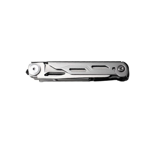 Multitool Folding Knife Stainless Steel Lockable Multitool Knife Saw Scissors Bottle Opener Wire Stripper Glass Breaker