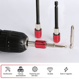 4Pcs Magnetic Drill  Screwdriver Bit Holder Bar  Chuck Adapter Extender Hex Quick Release Bit Holder