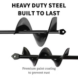 2PC Garden Auger Drill Bit Set for Planting Garden Spiral Drill Bit Auger Post Hole Digger for Planting Bulbs Flowers Post In Australia - Darrahopens
