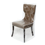 Clear All Cover  - Heavy-Duty Chair Protectors,  Keep Your Dinning Chair Away from Water Dust Paws and Claws