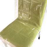 Plastic Dining Chair Covers, Waterproof Plastic Chair Covers with Backrests Heavy Duty Clear Chair Seat Cover, No Dust, Dirt In Australia - Darrahopens