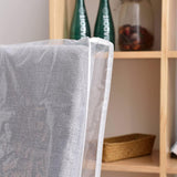 Dining Room, Waterproof Clear Seat Chair Protector Cover with Backrests, Protect The Chair from Stains,