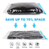 Space Saver Bags - No Vacuum or Pump Needed - Vacuum Storage Bags for Travel Accessorie - Travel and Home Packing Organizers In Australia - Darrahopens