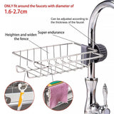 Hanging Type, Suitable for Kitchen Sink, Bathroom Sink Storage Rack, can be Placed Sponge, soap, Shampoo, Shower Gel