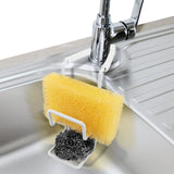 Sink Sink Sponge Holder - Faucet Rack Shower Tray - Kitchen and Bathroom Metal Organizer Hanging Fix Around Faucet