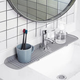 Faucet Mat Splash Catcher, Handle Drip Catcher Tray, Multipurpose for Kitchen Dish Drying Mats Sponge Holder In Australia - Darrahopens