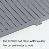 Faucet Mat Splash Catcher, Handle Drip Catcher Tray, Multipurpose for Kitchen Dish Drying Mats Sponge Holder