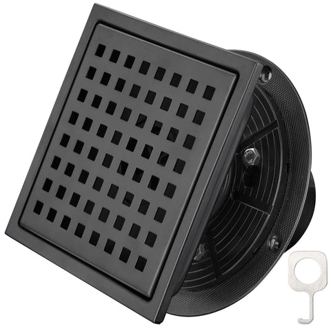 Square Floor Shower Drain, Lattice Square Perforated Pattern Easy Cleaning Removable Grate, Rustproof In Australia - Darrahopens