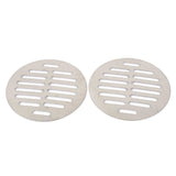 2pc Stainless Steel Round Sink Floor Drain Strainer Cover Dia Floor Drain Replacement Filter Cap Screw-On Round Shower Drain Cover In Australia - Darrahopens