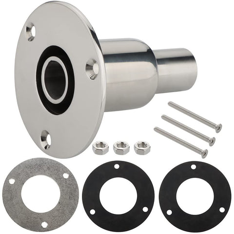 Straight Thru Hull Exhaust Skin, Fitting  Tube Pipe Socket Hardware, for Diesel Parking heaters