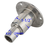 Straight Thru Hull Exhaust Skin, Fitting  Tube Pipe Socket Hardware, for Diesel Parking heaters