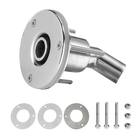 Hull Exhaust  Fitting, Fit for Inner Diameter Hose Pipe,  Stainless Steel, with Bolts and Nuts