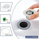 3PC Bathtub Drain Cover, Bathroom Sink Strainer, Drain Hair Catcher for Bathtub Laundry Utility Sink, Fit Hole Size In Australia - Darrahopens