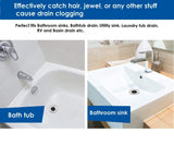 3PC Bathtub Drain Cover, Bathroom Sink Strainer, Drain Hair Catcher for Bathtub Laundry Utility Sink, Fit Hole Size