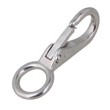 Stainless Steel  Boat Clip Hook Fixed Eye Hook Link  Clips Boat Fender Hooks, Snap Hooks for Bucket, Camping, and Hiking